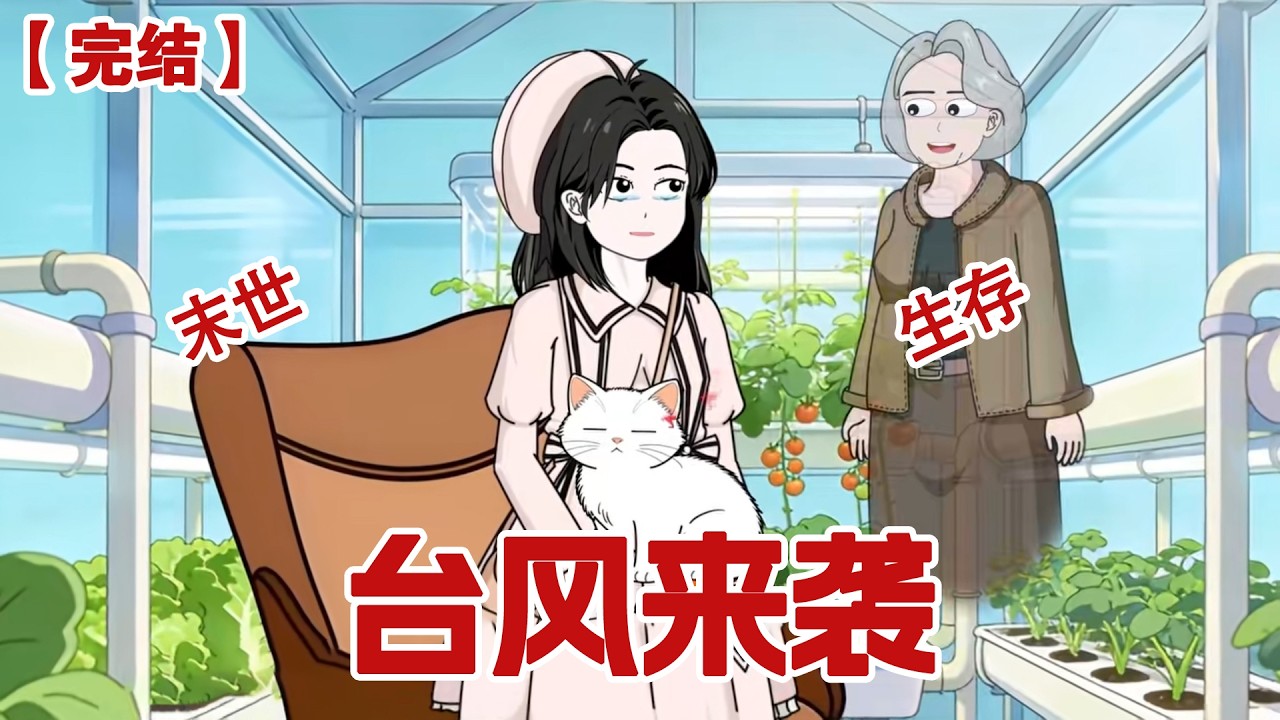 【完结】《台风来袭》台风末日下，我和小猫窝在打造好的地下抗风巢里，看着电影涮着火锅，这舒服的小日子.....#动画 #小说 #悬疑#凶杀#恐怖#灵异讲述屋