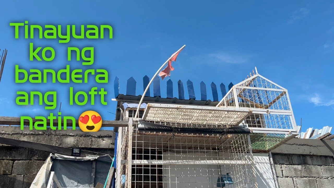 Tinayuan ko ng bandera  ang loft natin😍