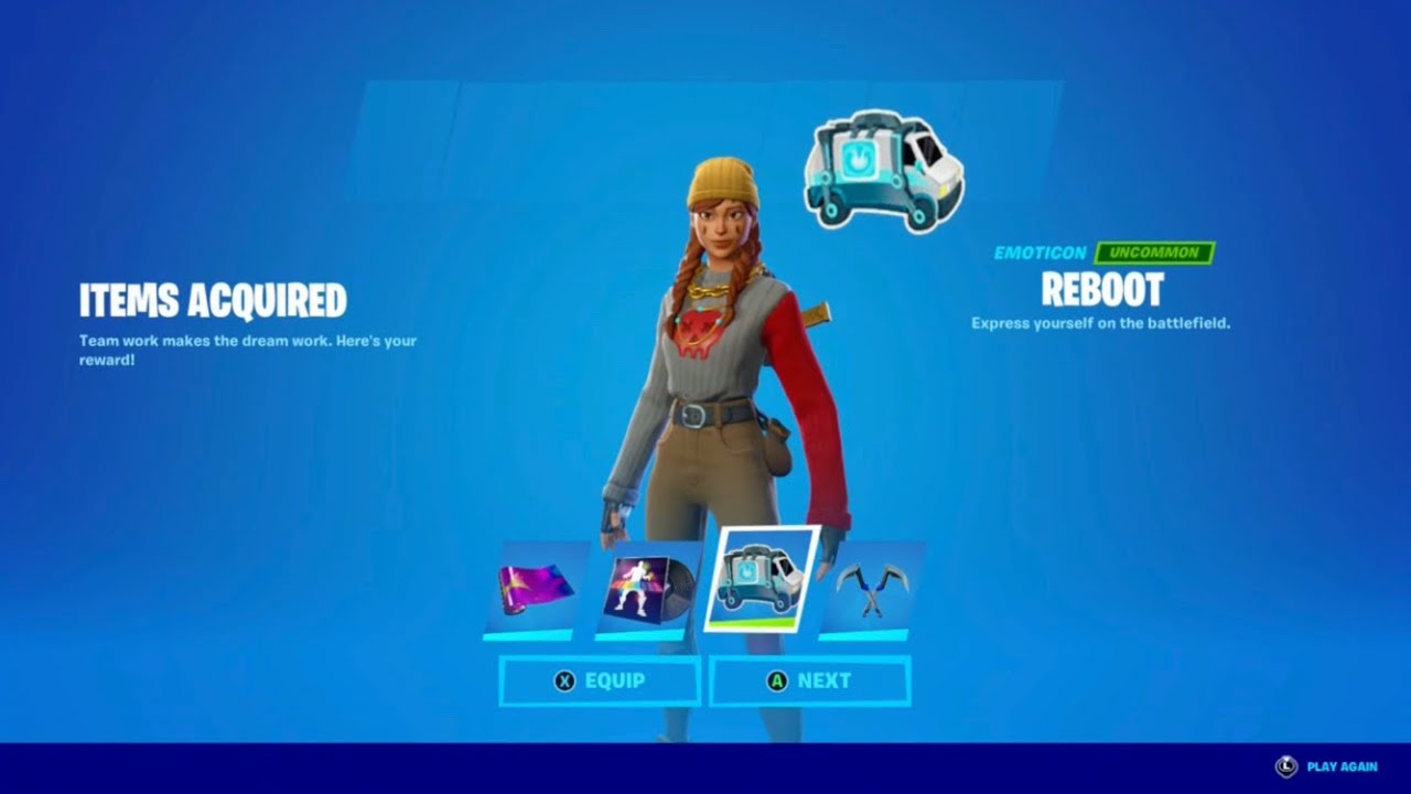 Reboot a Friend free rewards - Fortnite