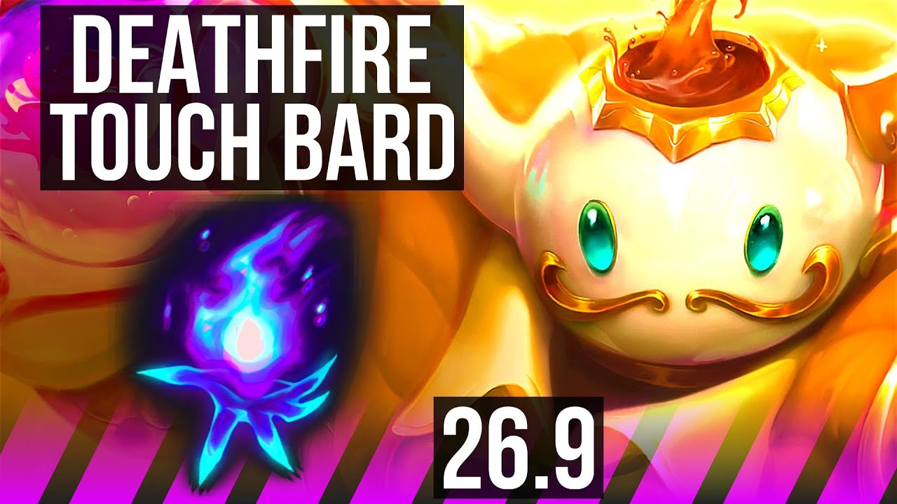 BARD & Vel'Koz vs NAMI & Karthus (SUP) | Deathfire Touch | EUW Grandmaster | 26.9