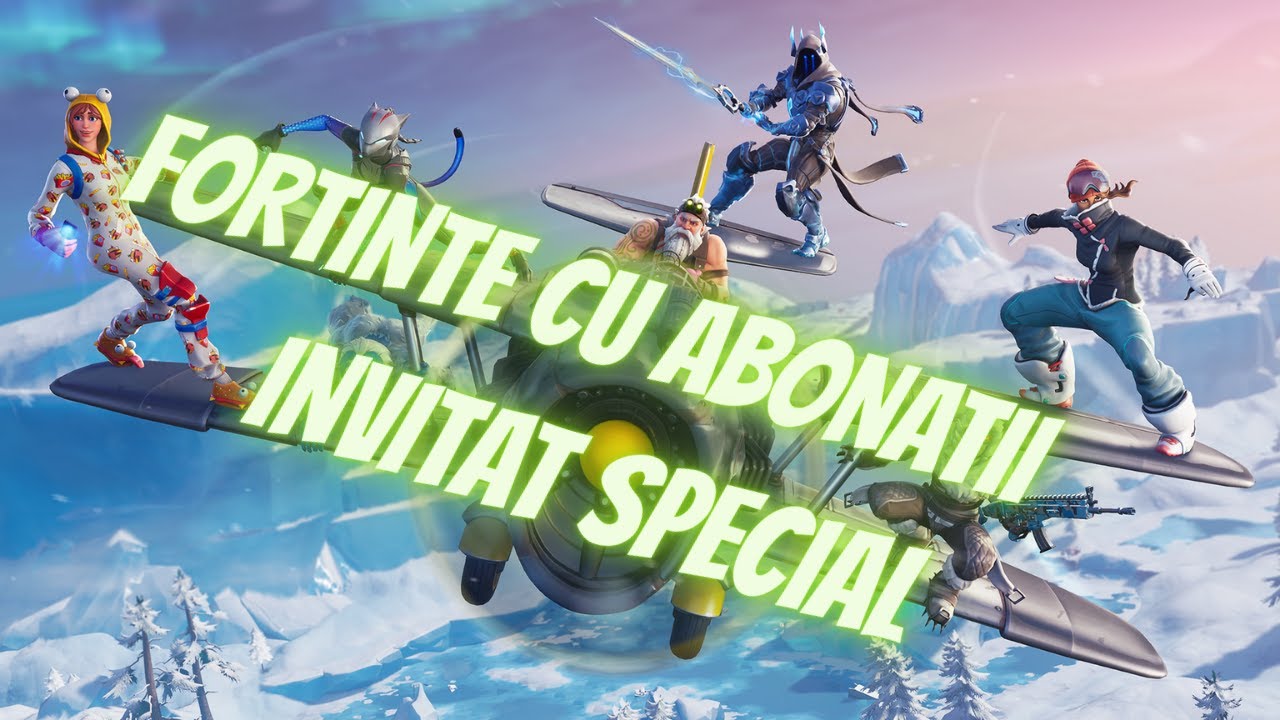 🔴LIVE FORTNITE CU ABONATII ROMANIA