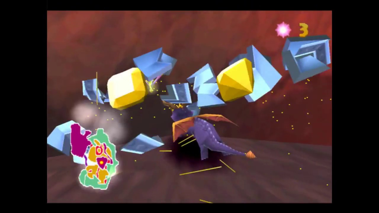 Spyro 2: Ripto's Rage! (PS1) Walkthrough #16 - World 2: Fracture Hills