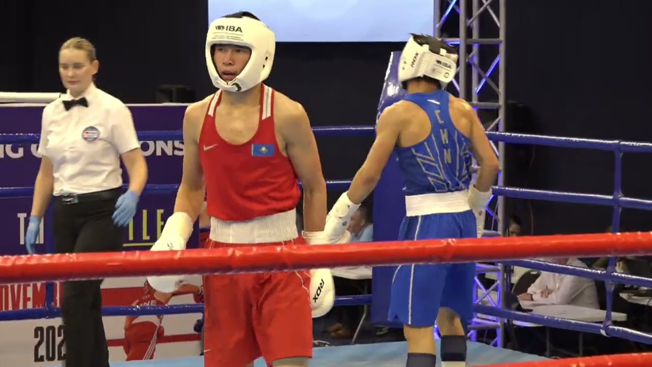 SF YM67kg SABYRKHAN TOREKHAN (KAZ) vs ZHANG HAOSHENG (CHN) | IBA YWCHs Budva 2024