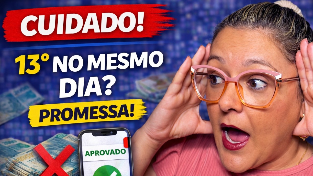 🔴 13&ordm; ANTECIPADO no mesmo DIA ? A VERDADE que Ningu&eacute;m te Contou (ALERTA!)