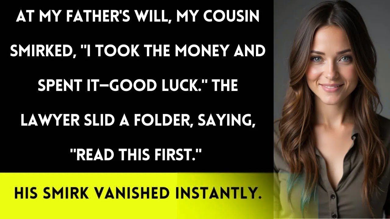 My Cousin Laughed About Stealing My Inheritance—Until the Lawyer Handed Me the Secret Folder