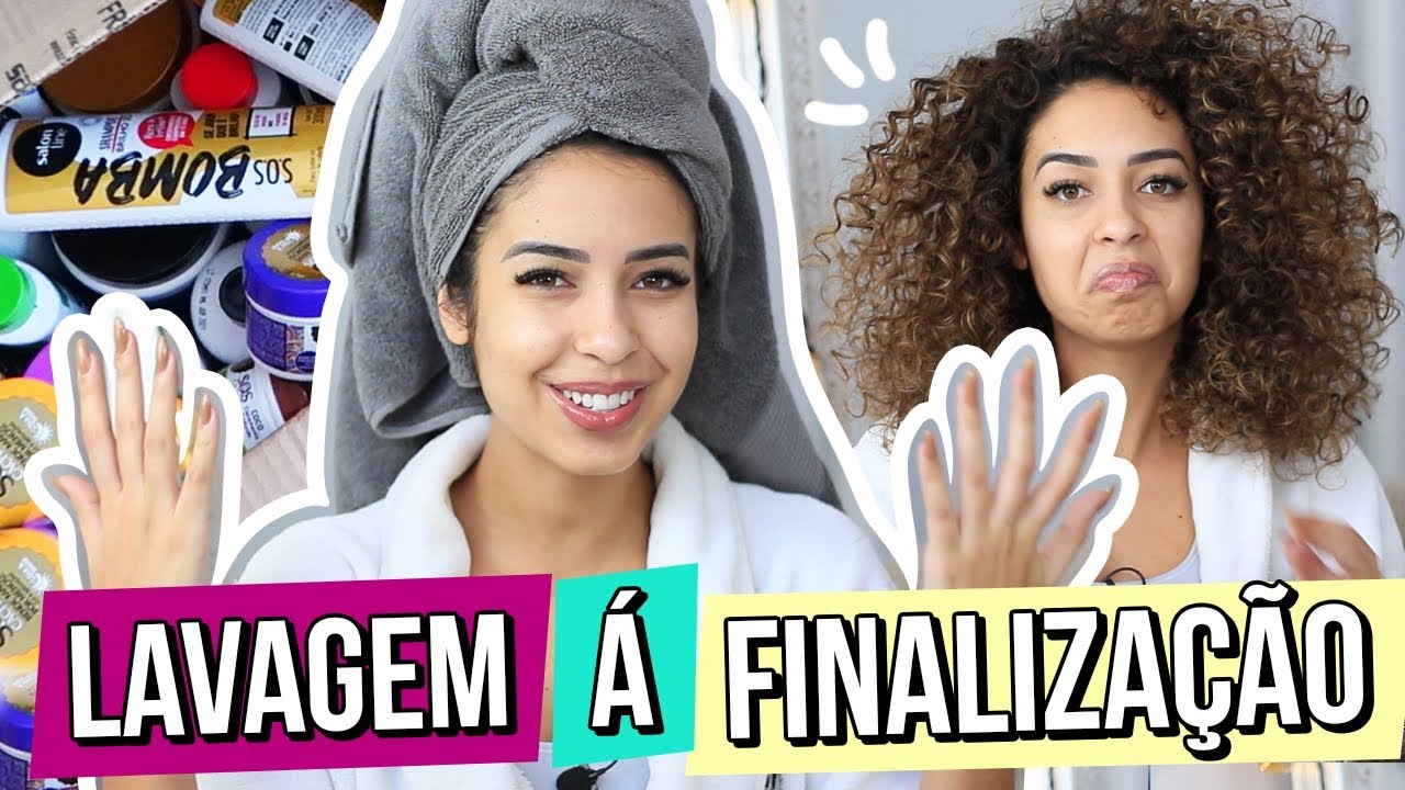 MINHA ROTINA CAPILAR | DA LAVAGEM Á FINALIZAÇÃO COM PRODUTOS QUE NUNCA USEI
