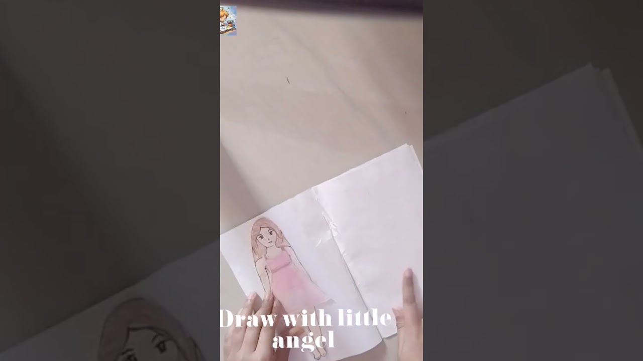 Diy barbie dress up book ASMR 