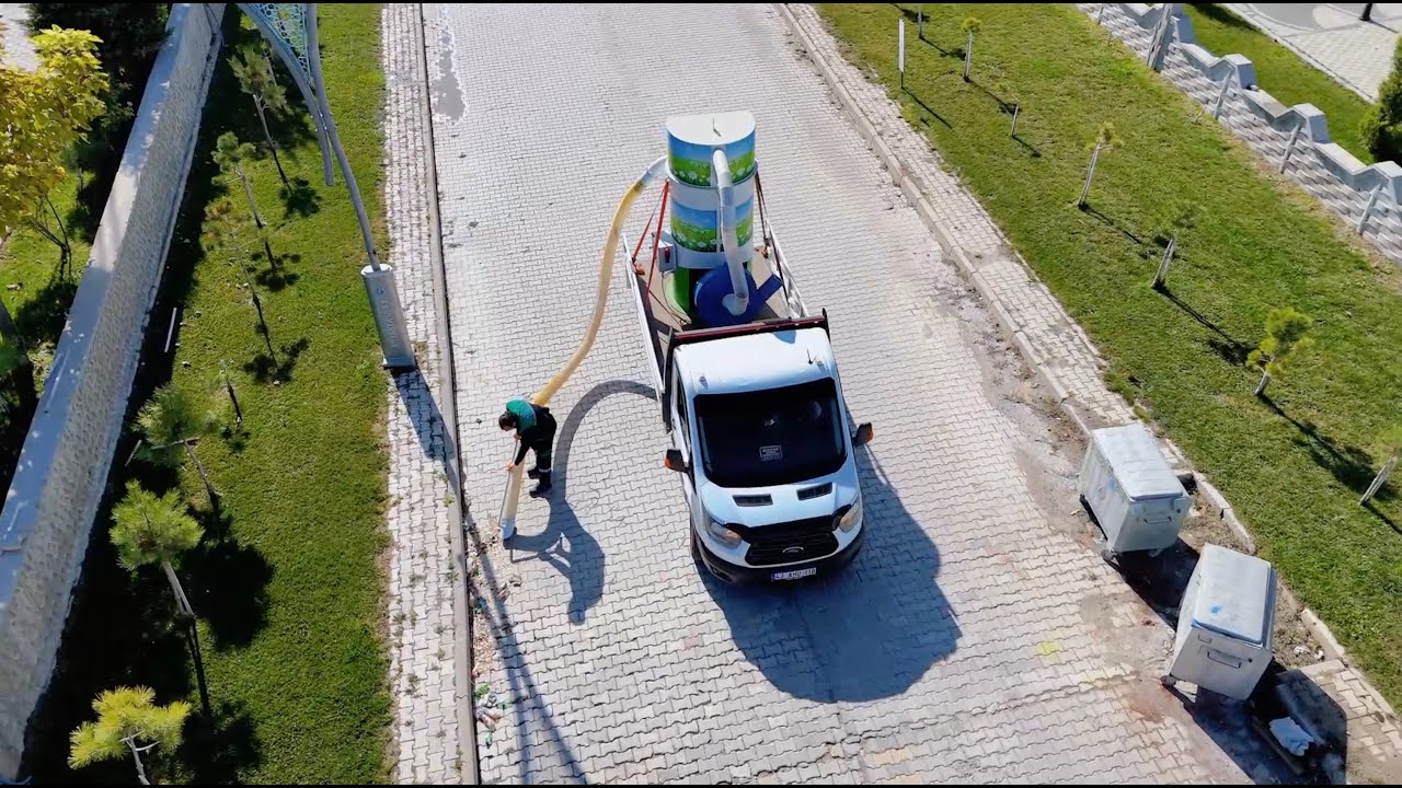 CycloJet WP 21 Vakumlu Çöp Toplama Sistemi – Endüstriyel Temizlikte Gücün Yeni Adı