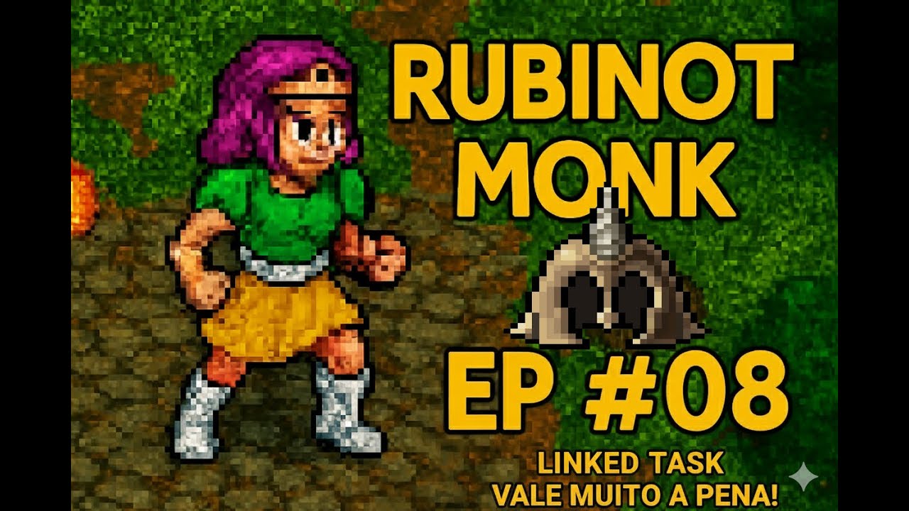 [RUBINOT] MONK 0 AO 1000 EP #08 - CONSEGUI ALICORN COM 1 ROULLETE COIN DA LINKED TASK NO SERENIAN!