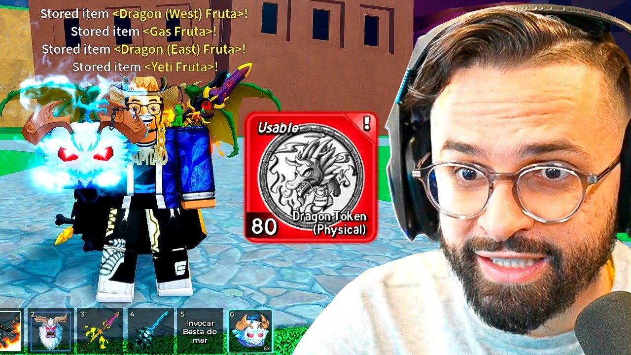 ABRI 100 TOKENS PRA VER QUANTAS NOVAS YETIS EU CONSEGUIRIA NO BLOX FRUITS