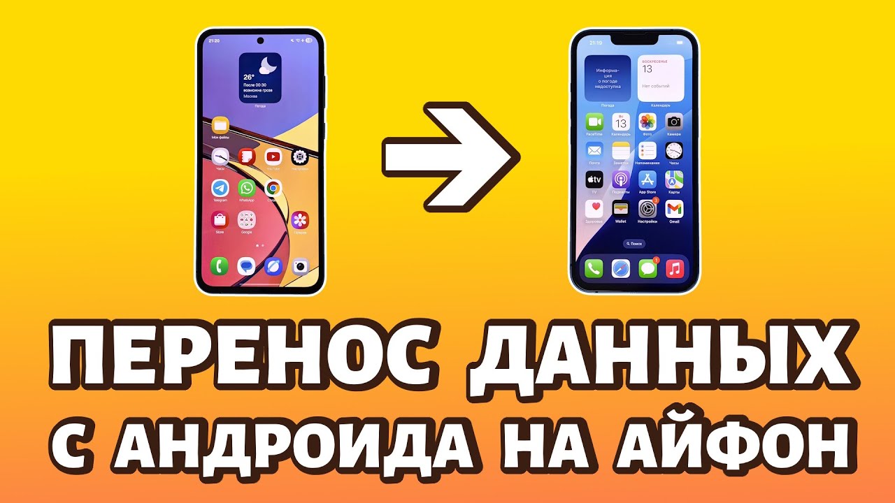 ✅ Как перенести данные с Android на iPhone: самая ПОДРОБНАЯ инструкция