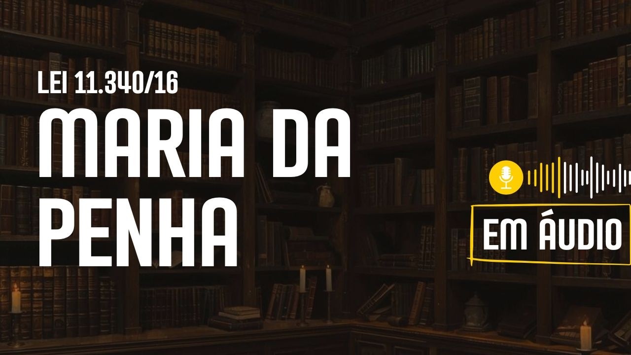 LEI MARIA DA PENHA - áudio com voz humana | Lei seca para concursos