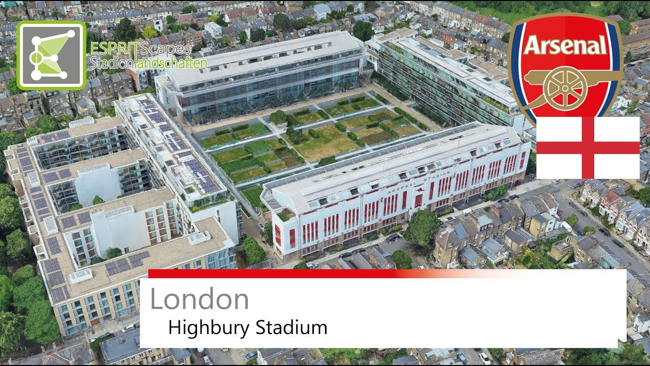 Highbury Stadium | Arsenal F.C. | Google Earth | 2016