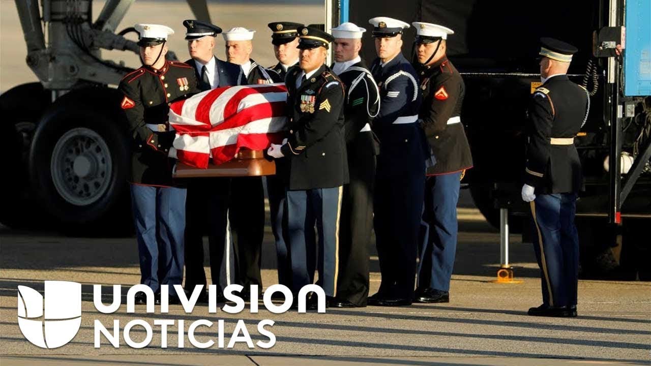 EN VIVO: Llegan los restos del expresidente George H.W. Bush al Capitolio