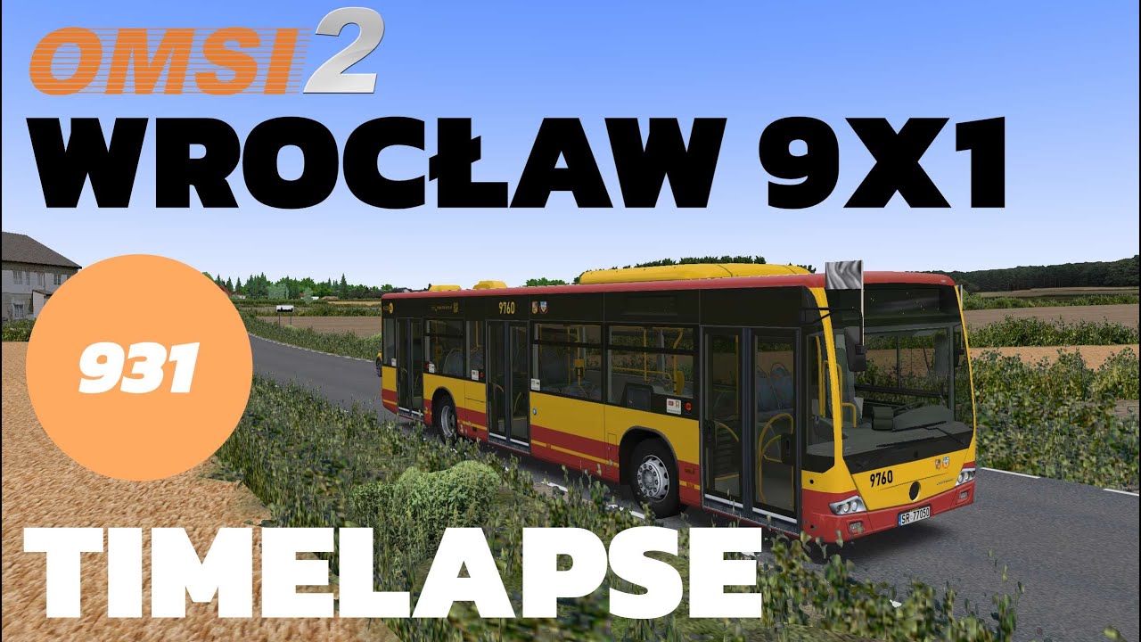 OMSI 2 - Wrocław 9X1 🚌 931 Oleśniczka ➡️ Śliwice - TIMELAPSE