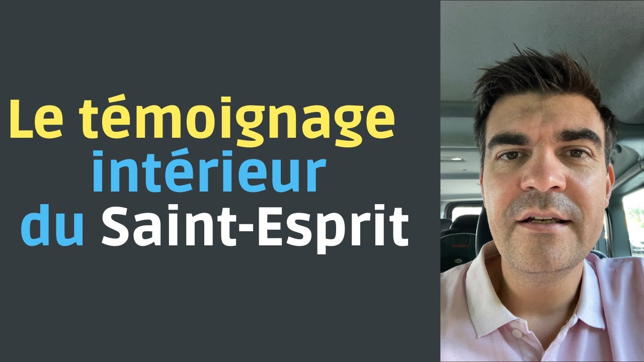 Le témoignage Intérieur du Saint-Esprit. David Théry. Capsule nº16