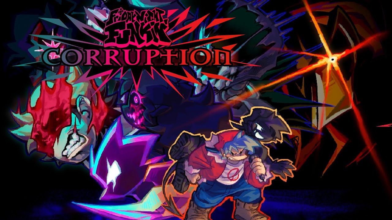 그냥 애니를 만들어놨네... 컷씬 연출 미쳤ㄷㄷ [FNF : Corruption (Evil Mod)]