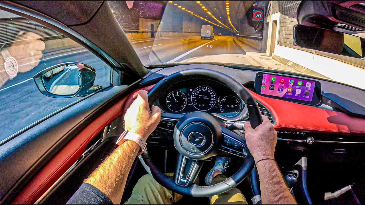NEW Mazda 3 Takumi 2025 (2.0 SkyActiv-X 186 hp) | POV Test Drive #2393 Joe Black