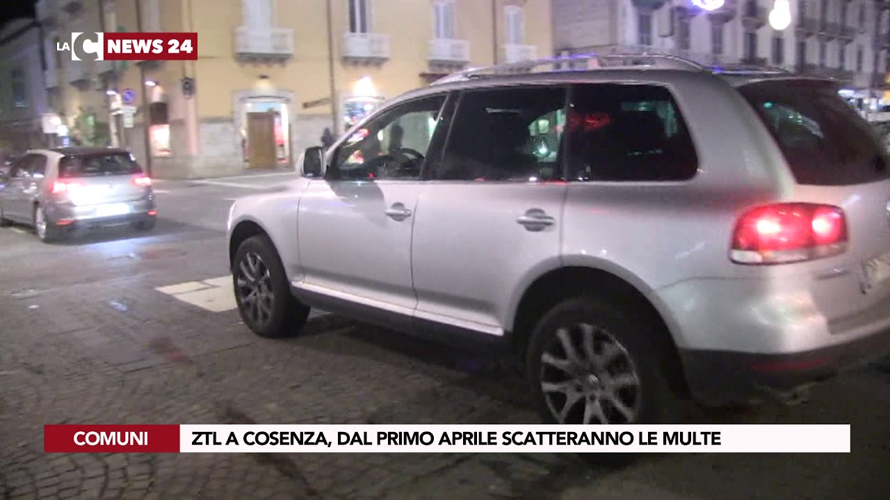 Ztl a Cosenza, dal primo aprile scatteranno le multe