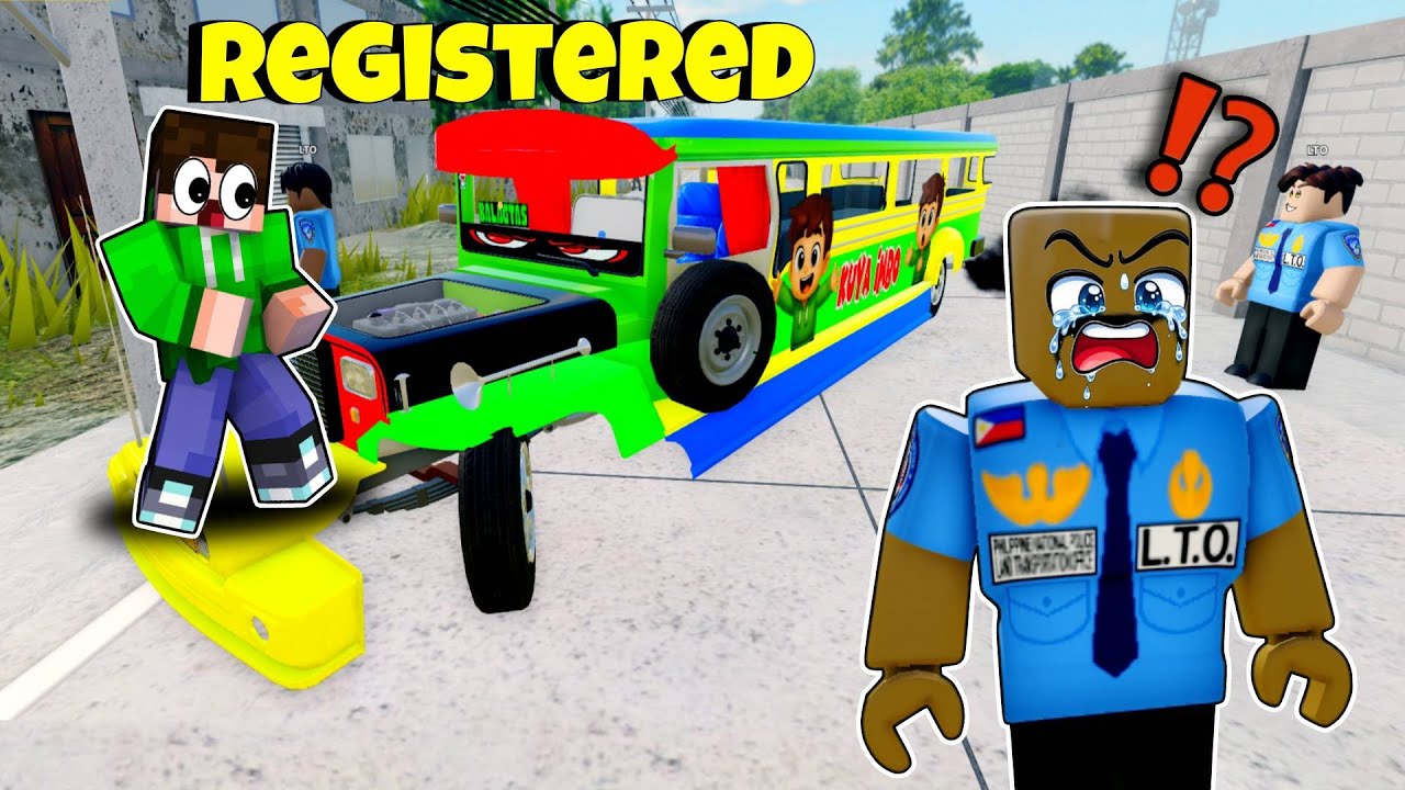 FULLY REGISTERED na LONG JEEPNEY para IWAS HULE sa CHECKPOINT ng LTO sa ROBLOX