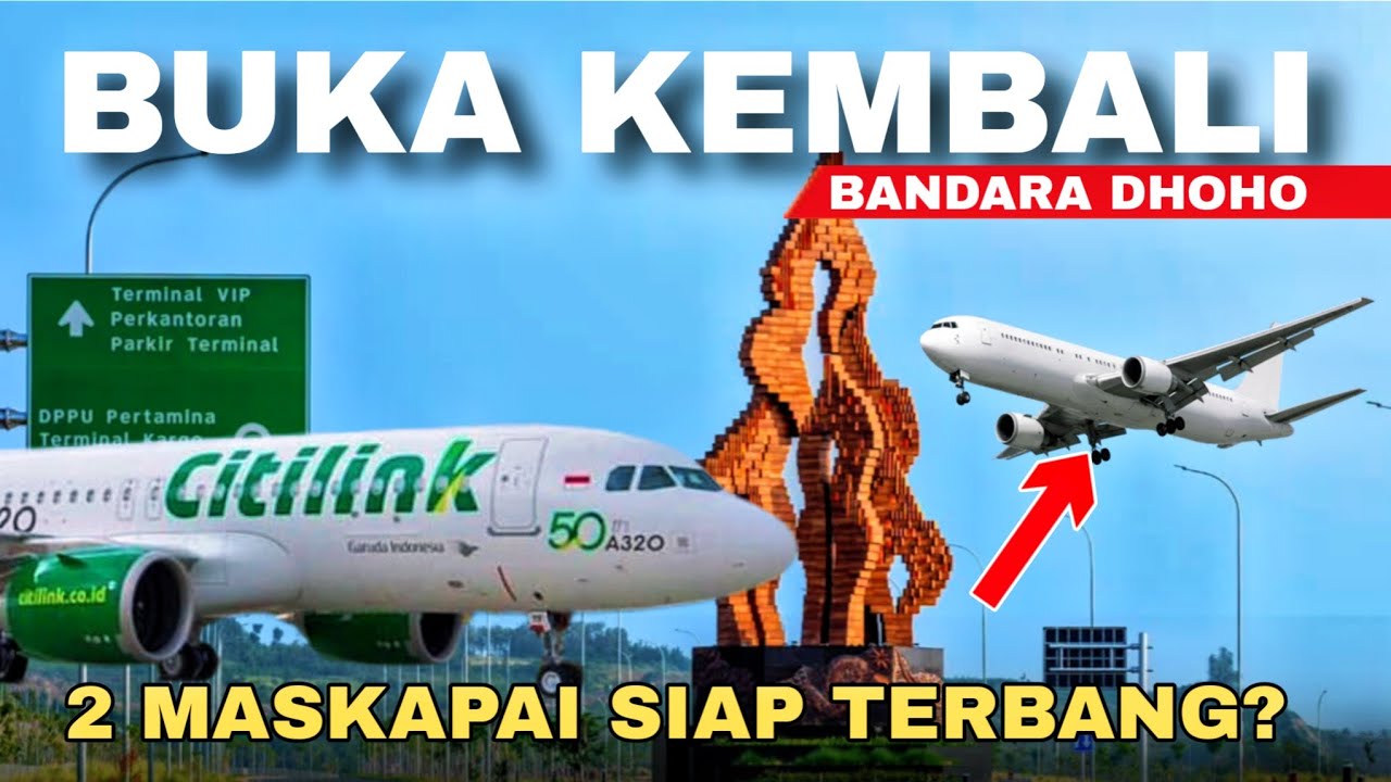 Bandara Dhoho Kediri Bangkit! 2 Maskapai Siap Terbang Lagi?