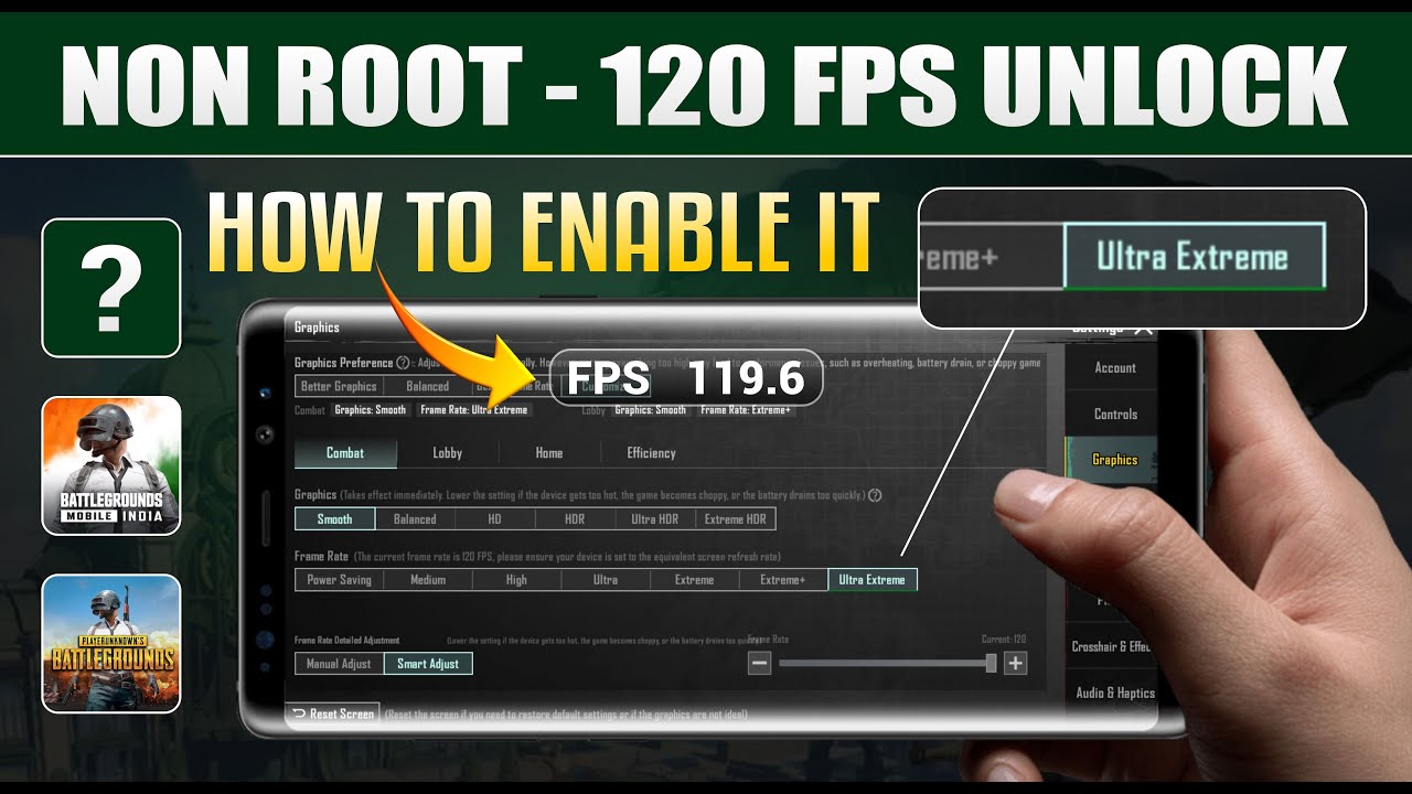 Unlock 100% REAL 120 / 90 FPS | New GFX Tool for Bgmi | Best GFX Tool for Bgmi/Pubg