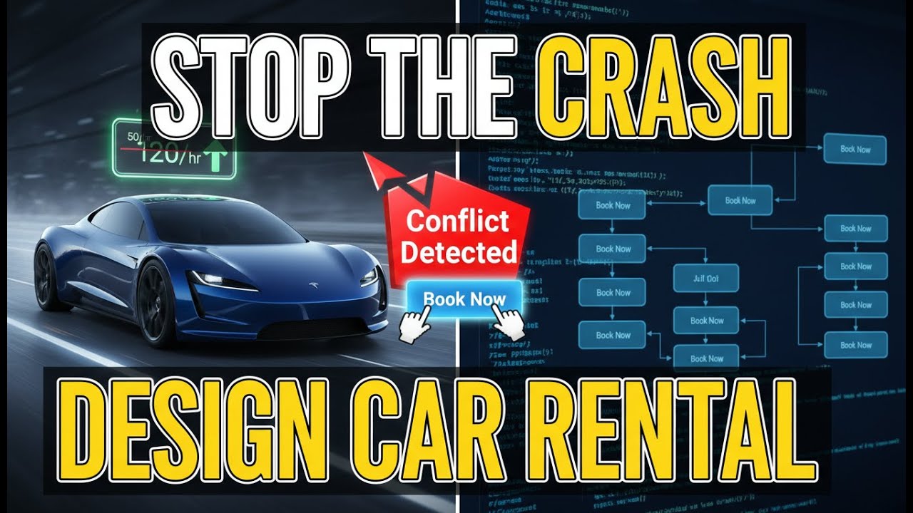 System Design: Design a Car Rental System (Like Hertz/Turo) 🚗 | LLD, Concurrency & Dynamic Pricing