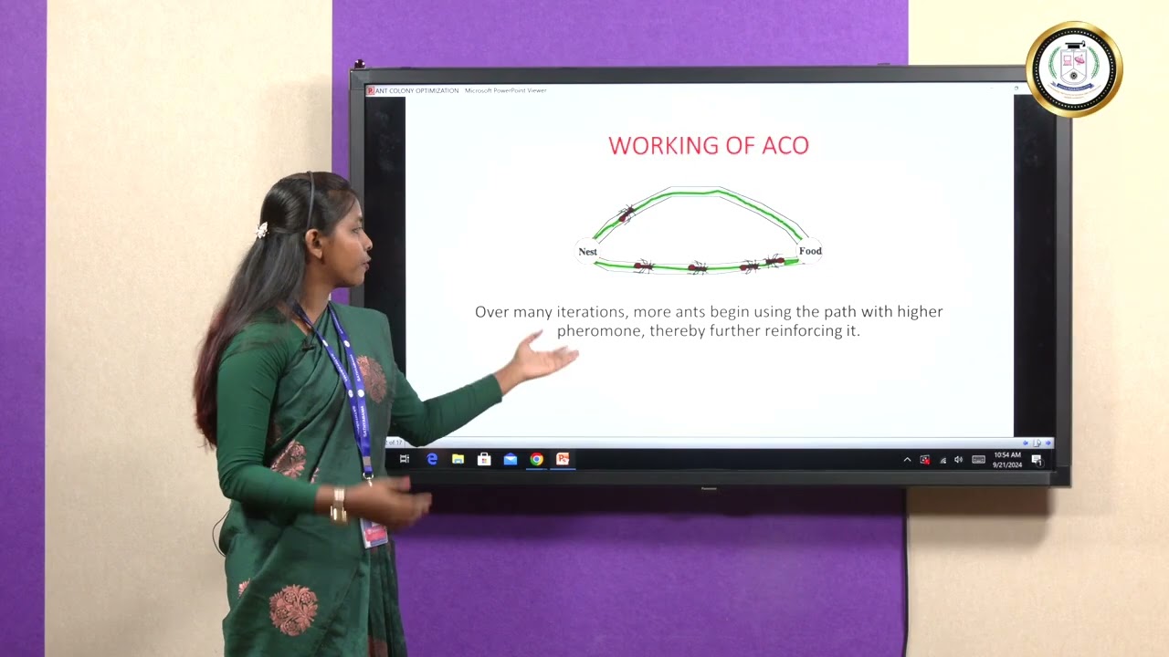 Ant Colony Optimization  - Ms J Percy poulin