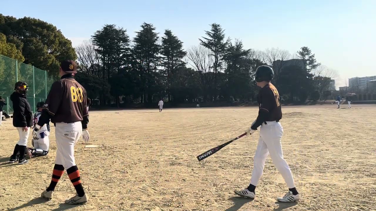 1/24 津山組🆚NFU 1回表