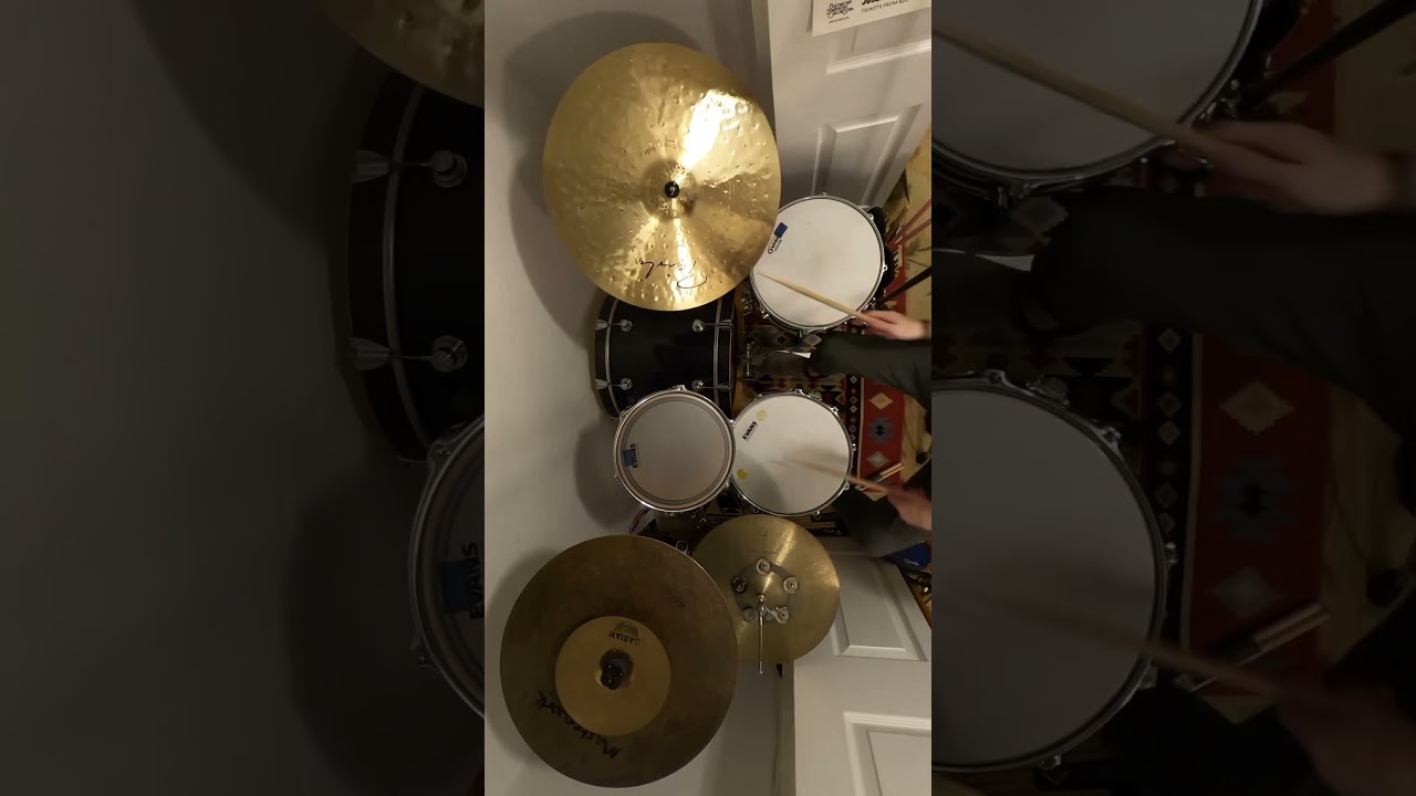 Stumbled on this groove when practicing #vatersticks  #dwdrums #paistecymbals #turkishcymbals