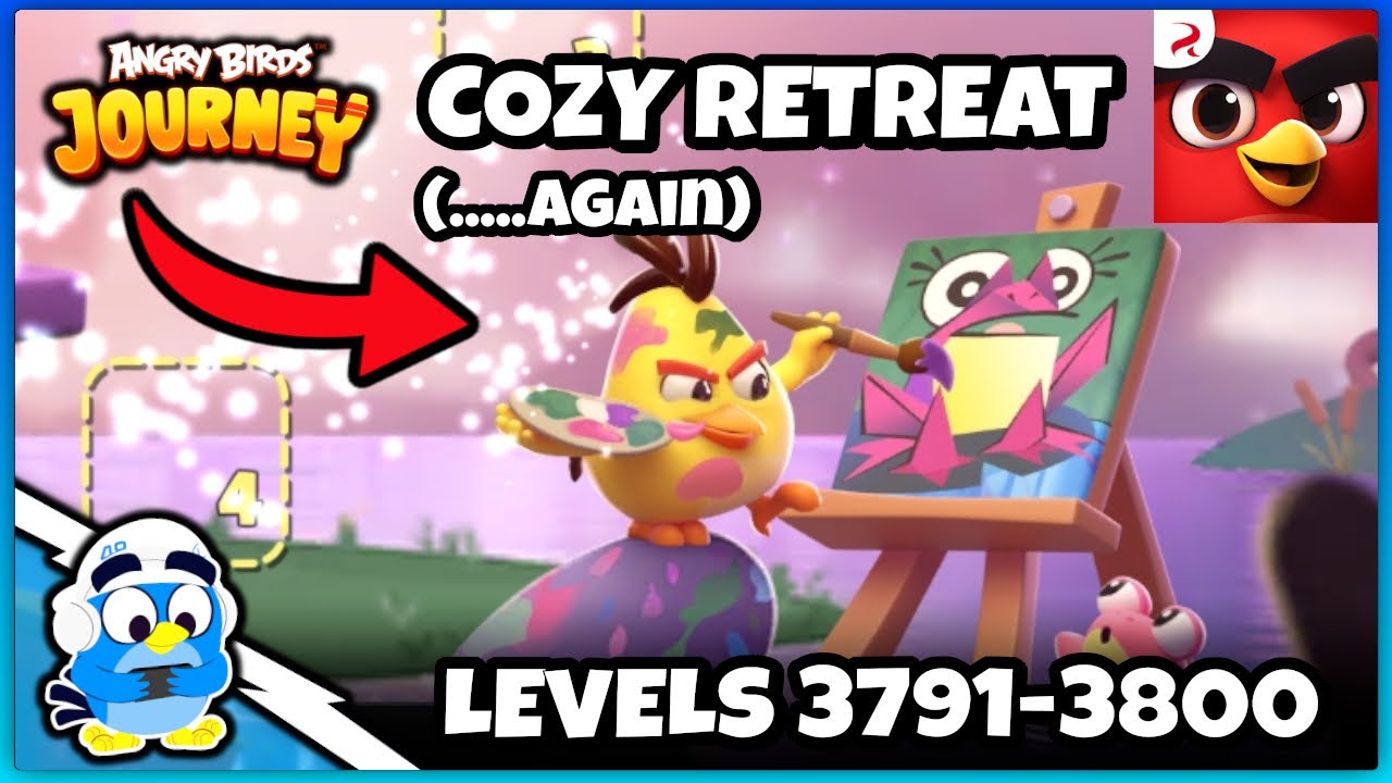 Прохождение Angry Birds Journey / Уровни 3791-3800 (Cosy Retreat....снова)