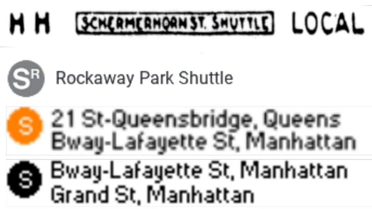 Every IND Shuttle 1940-2021