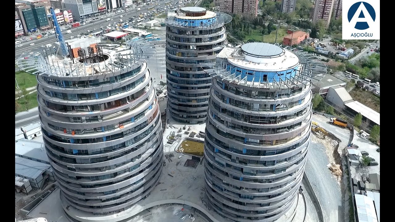 Aşçıoğlu İnşaat Selenium Ataköy Projesi Havadan Çekim