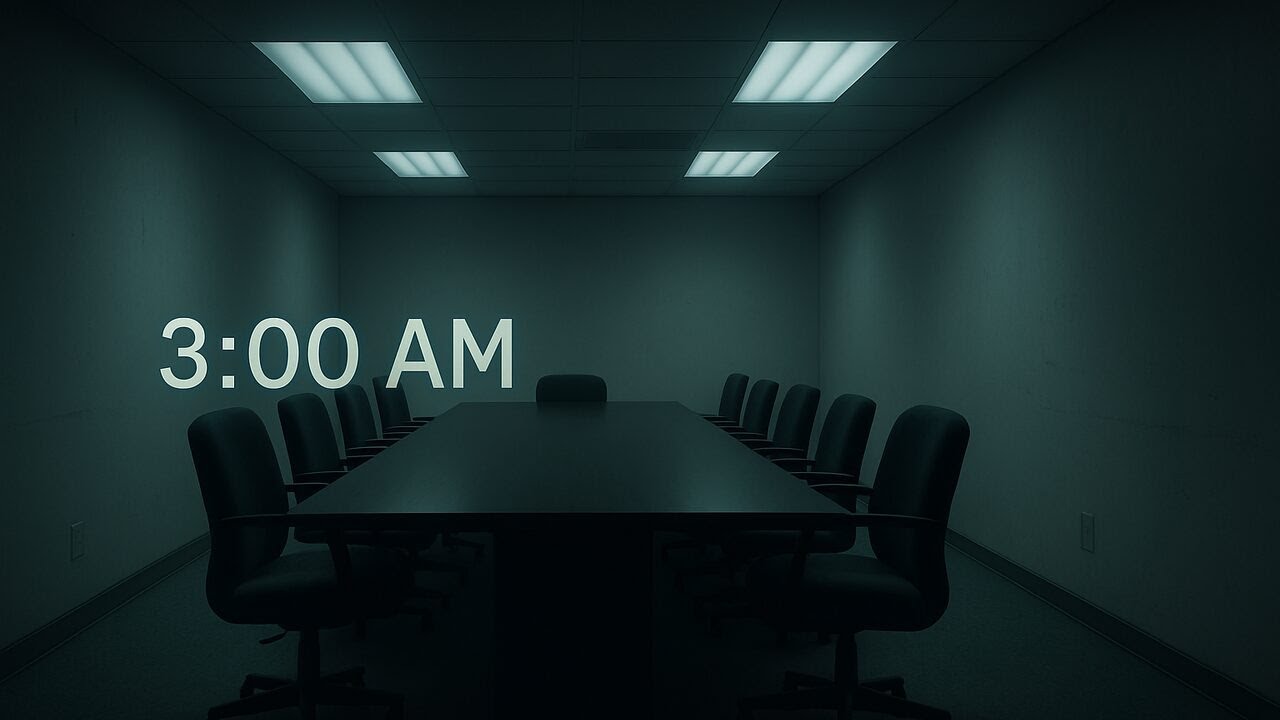 Empty Conference Room Ambience – Peaceful Early Morning Hum () - 8 Hours