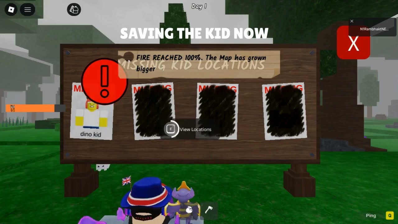 The FASTEST Way to Save All 4 Kids in 99 Nights! 💀 || #roblox #99nightintheforest