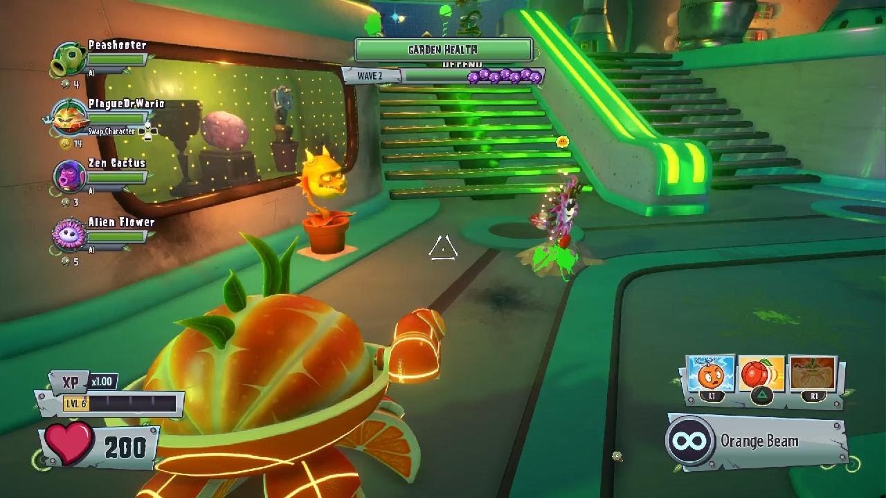 Plants vs Zombies GW2 the plant Shooter squad part 2