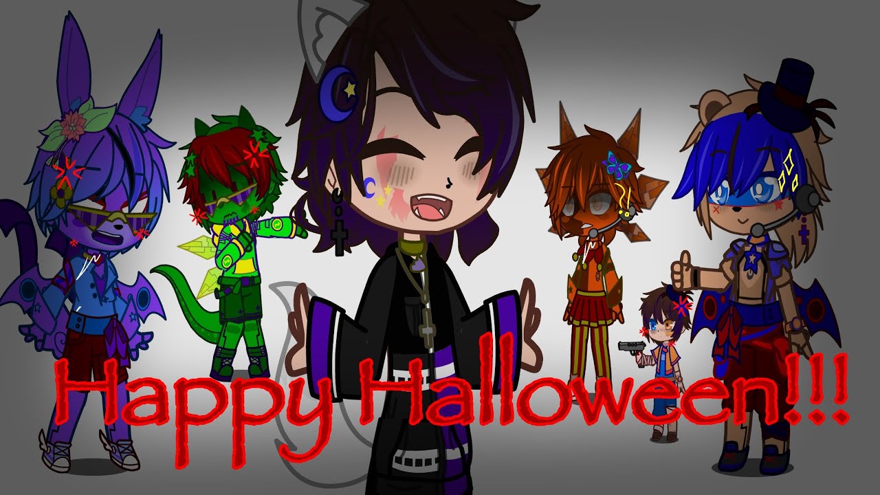 My Security Breach reacts to their old Designs   //Halloween Special//My AU//GC//