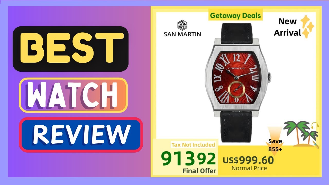 Best San Martin 36mm ETA 7001 Barrel Shaped