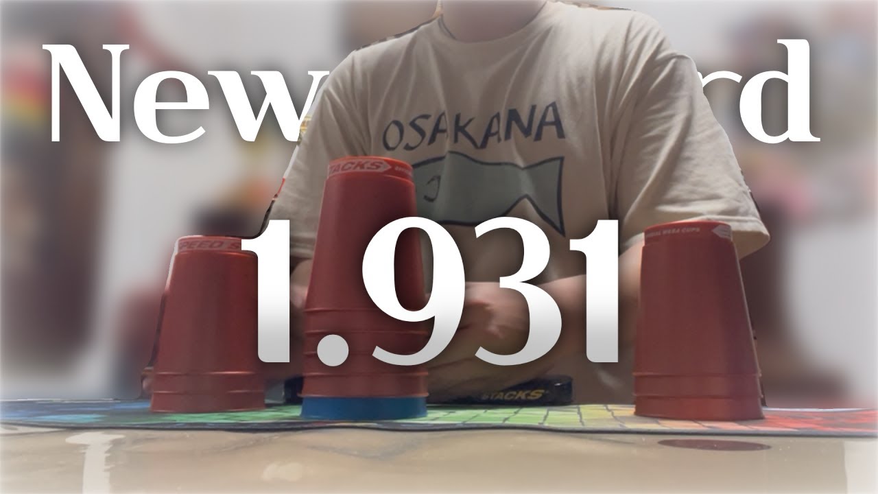 Sport Stacking | Some fast 363 times & New record - 1.931