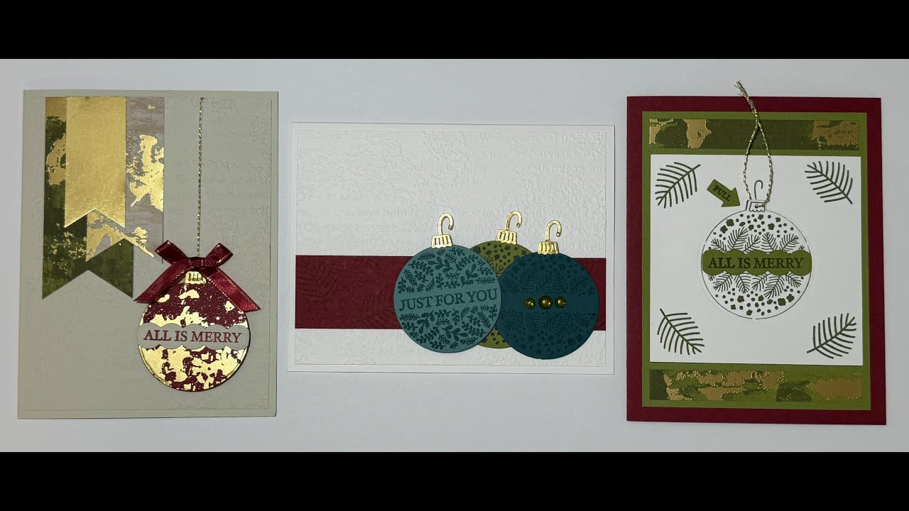 Hang an Ornament by Stampin' Up - September 2024 Stampin' Class by Mail