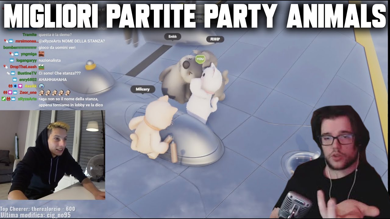 Homyatol gioca a Party Animals con Enkk! 👀