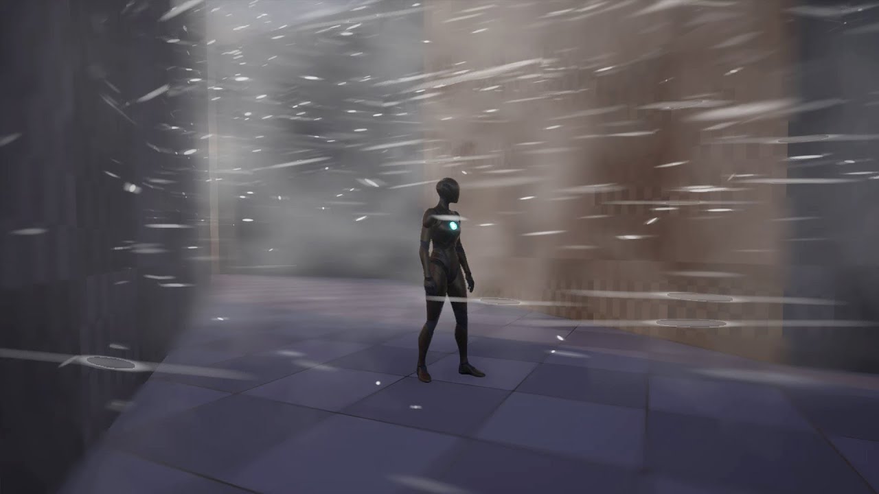 Unreal Engine 5 - Snow Storm Particle Effect in Niagara