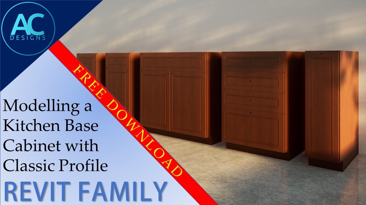 Modelling a Kitchen Base Cabinet with Classic Profile in Revit | Revit Tutorial | Tips and Tricks