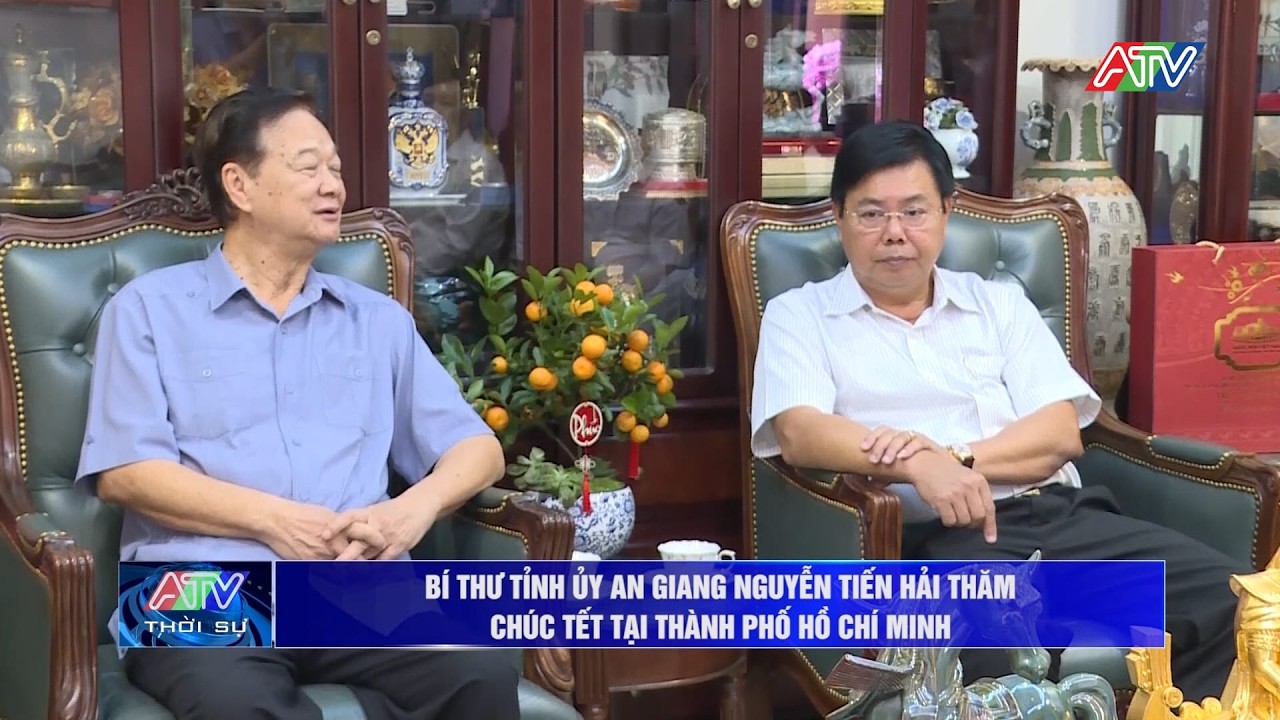 Bí thư tỉnh ủy An Giang Nguyễn Tiến Hải thăm, chúc tết tại Thành phố Hồ Chí Minh