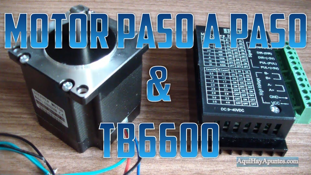 Test driver TB6600 para control de motores paso a paso