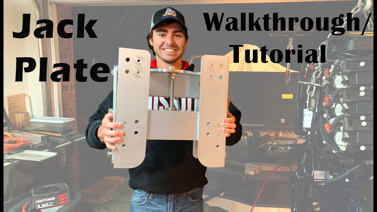 Bass Boat Jack Plate Replacement Walk-though (18ft Fiberglass Boat)