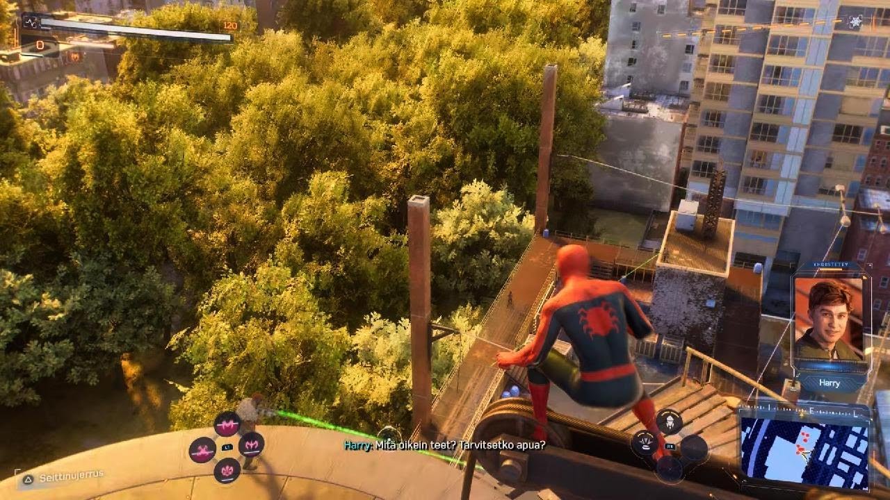 Marvel's Spider-Man 2 peter finds the new hunters hideout.