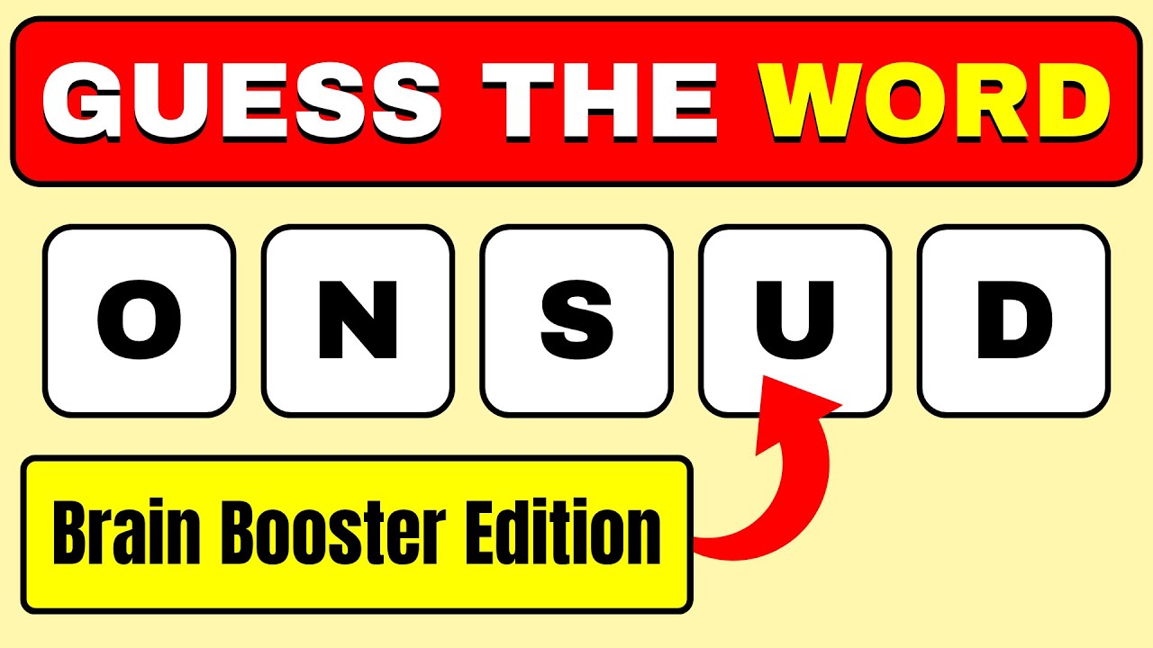 Guess The WORD | Scramble Word Challenge Round 30 By Mindful Mosaic 2.0 | Brain Booster Edition
