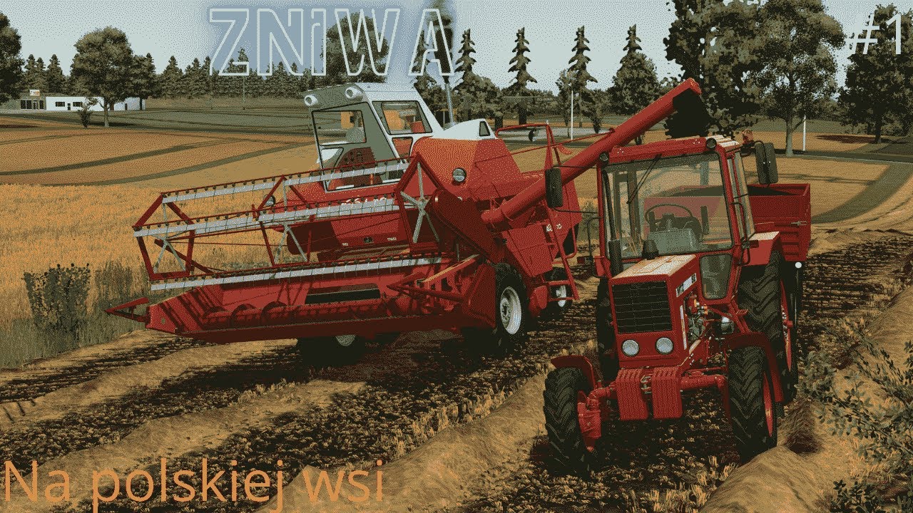 Na Polskiej Wsi ODC1 [FS25] żniwa na nowej seri