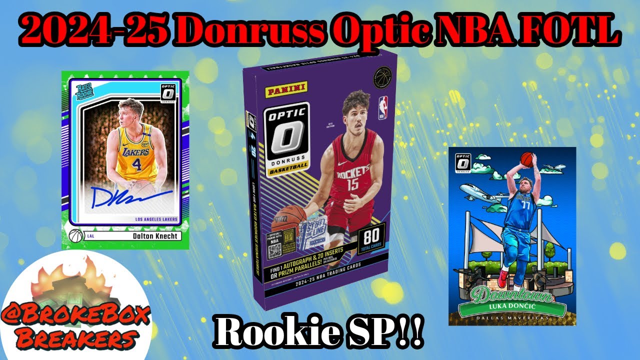 We Struck GOLD!! 🔥💰2024-25 Panini Donruss Optic Basketball 🏀 Hobby Box FOTL - review
